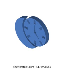 Calendar isometric left top view 3D icon