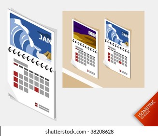 calendar isometric. Isometric Series. Compose Your Own World with Isometric Works.