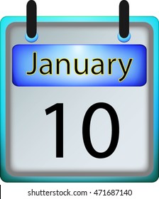 Calendar of january