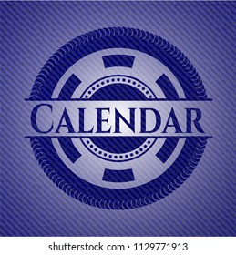 Calendar jeans background