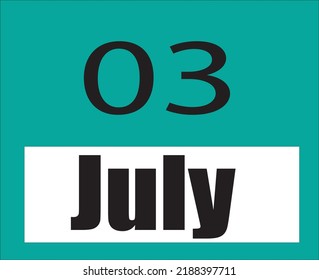 calendar July vector illustration image clipart