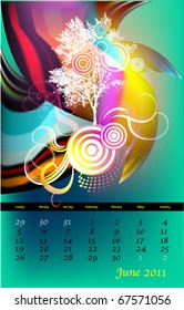 Calendar for June 2011