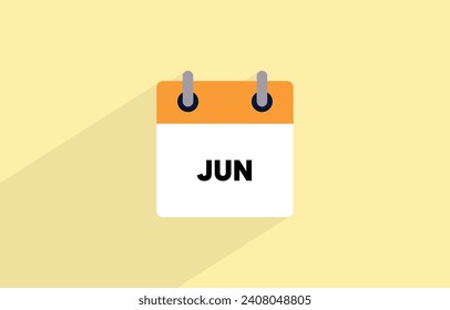 Calendar June Design Vector illustration