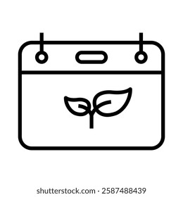 Calendar and Leaf icons. The Plant Care Calendar