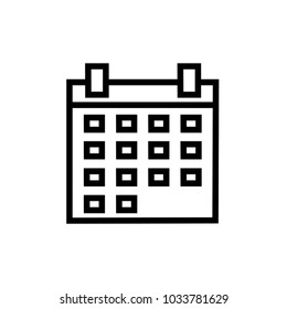 calendar line icon