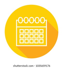 Calendar line icon