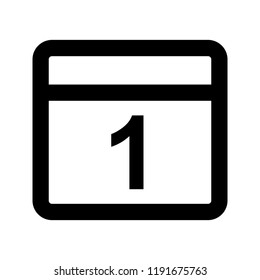 calendar line icon