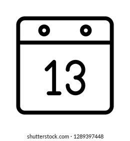 calendar line icon