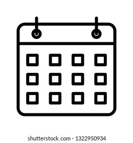 calendar line icon