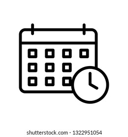 calendar line icon