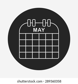 calendar line icon