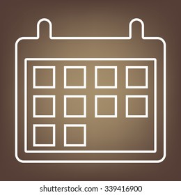 Calendar line  Icon