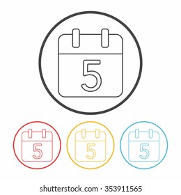 calendar line icon