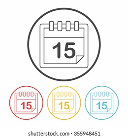 calendar line icon