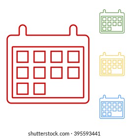 Calendar line Icon