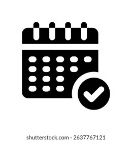 calendar line icon. Clean and minimalist vector icon for websites, mobile apps, presentations, and logos. Fully scalable and customizable for any project.