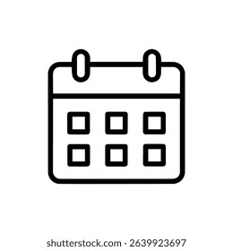 Calendar line Icon designed specifically for Effective Planning and Scheduling Tasks