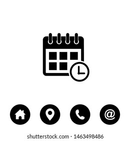 calendar line icon vector. Calender symbol.  symbol for web site Computer and mobile vector.