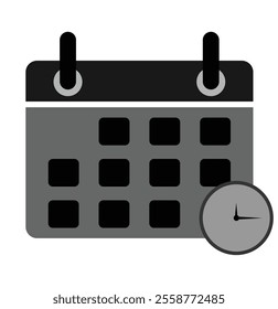 Calendar line icon vector. Calendar symbol. symbol for web site Computer and mobile vector. Time and date on calendar icon. websites, blogs and graphic resources. Design eps 10