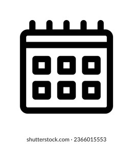 calendar line icon. vector icon for your website, mobile, presentation, and logo design.
