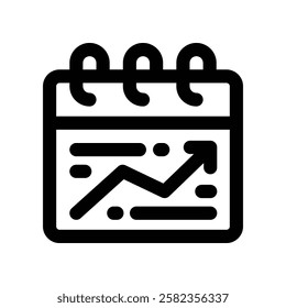 calendar line icon. vector icon for your website, mobile, presentation, and logo design.