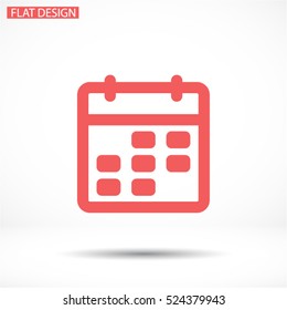 Calendar. line vector icon