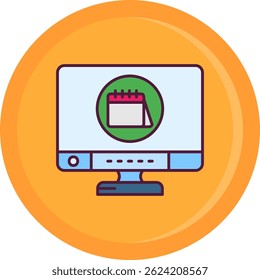 Calendar Line vector Icon Design