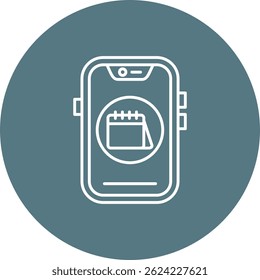 Calendar Line vector Icon Design