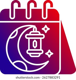 Diseño de ícono de Vector de línea de calendario