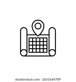 Calendar Location Pin Icon For Schedule Event Reminder Navigation
