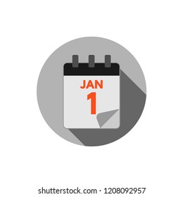 Calendar logo icon design template vector