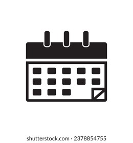 Calendar logo icon design vector illustration