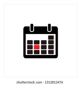 Calendar Logo Vector Stock Vector (Royalty Free) 1312833884