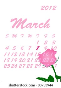 Calendar for march 2012