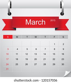 Calendar March 2013