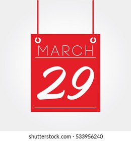 calendar march for business promotion project design element