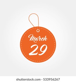 calendar march for business promotion project design element