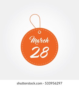 calendar march for business promotion project design element