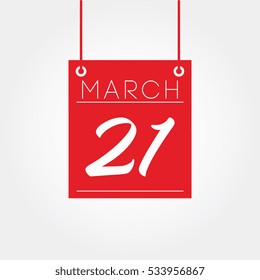 calendar march for business promotion project design element
