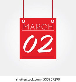calendar march for business promotion project design element