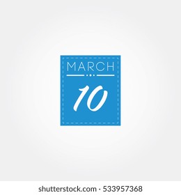 calendar march for business promotion project design element