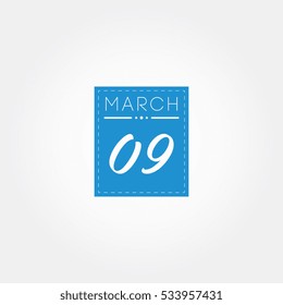 calendar march for business promotion project design element