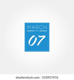 calendar march for business promotion project design element