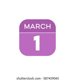 calendar march vector