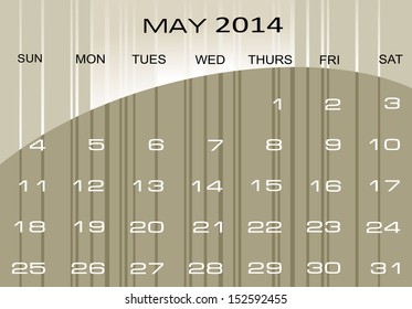 calendar May 2014