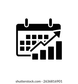 Calendar Merging with Bar Chart for Schedule Growth and Planning