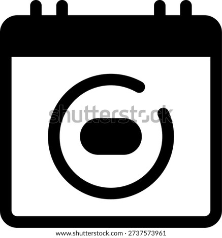 Calendar Minus Illustration vector Icon Design