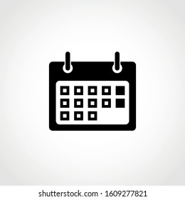 calendar mobile Icon Isolated on White Background