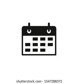 Calendar Mobile Icon Vector Symbol Logo Stock Vector (Royalty Free ...