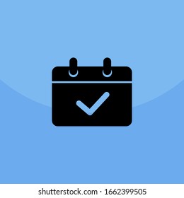 Symbol für mobile Kalendersymbole Vektorillustration